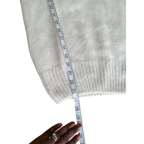 Hudson's Silk Angora Rabbit Hair Blend V-Neck Sweater Vest Sleeveless Pullover L - Picture 5 of 9